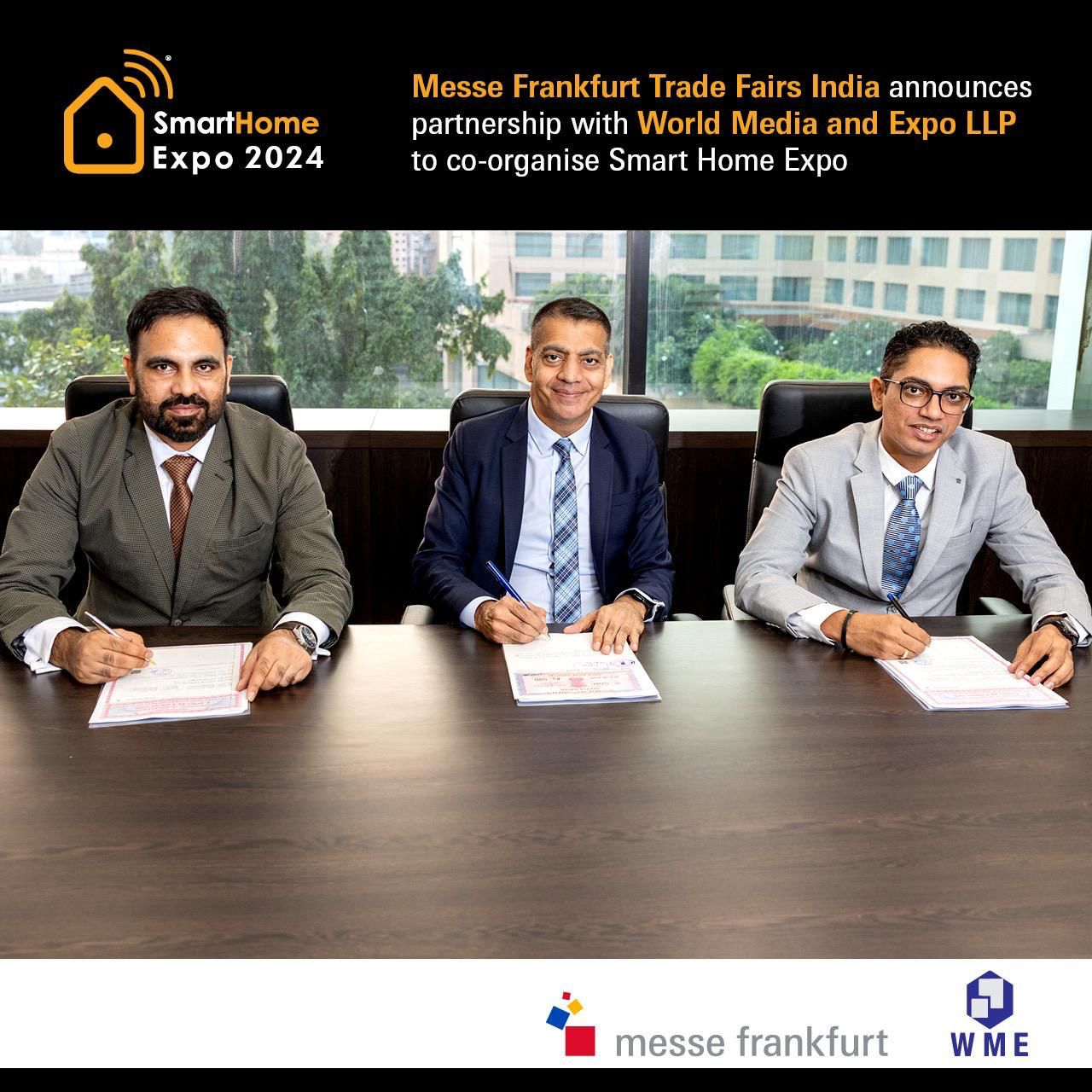 World Media and Expo LLP announces partnership with Messe Frankfurt Trade Fairs India to co-organise Smart Home Expo